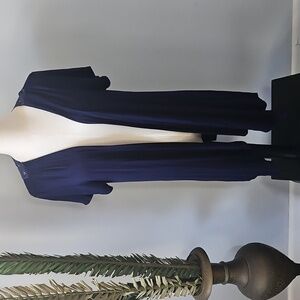 Apt. 9 Navy Blue Lightweight Cardigan with Back Knit Detail